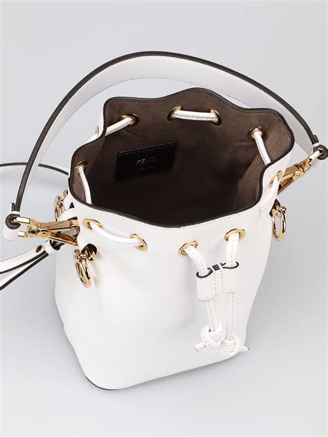 fendi white bucket bag